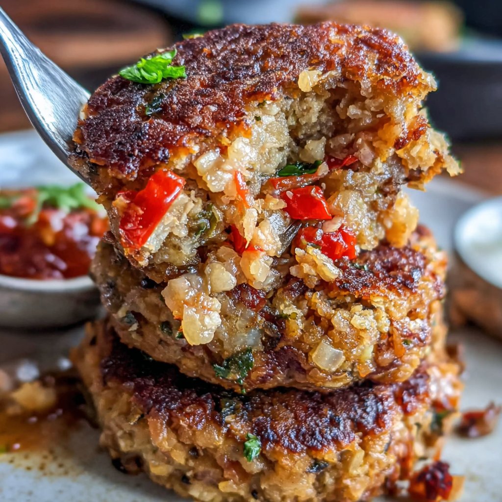 Lentil Veggie Burger Patties