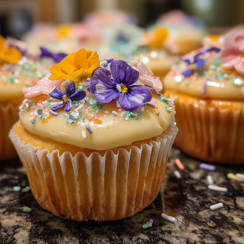 Baking Challenge: Floral Cupcakes