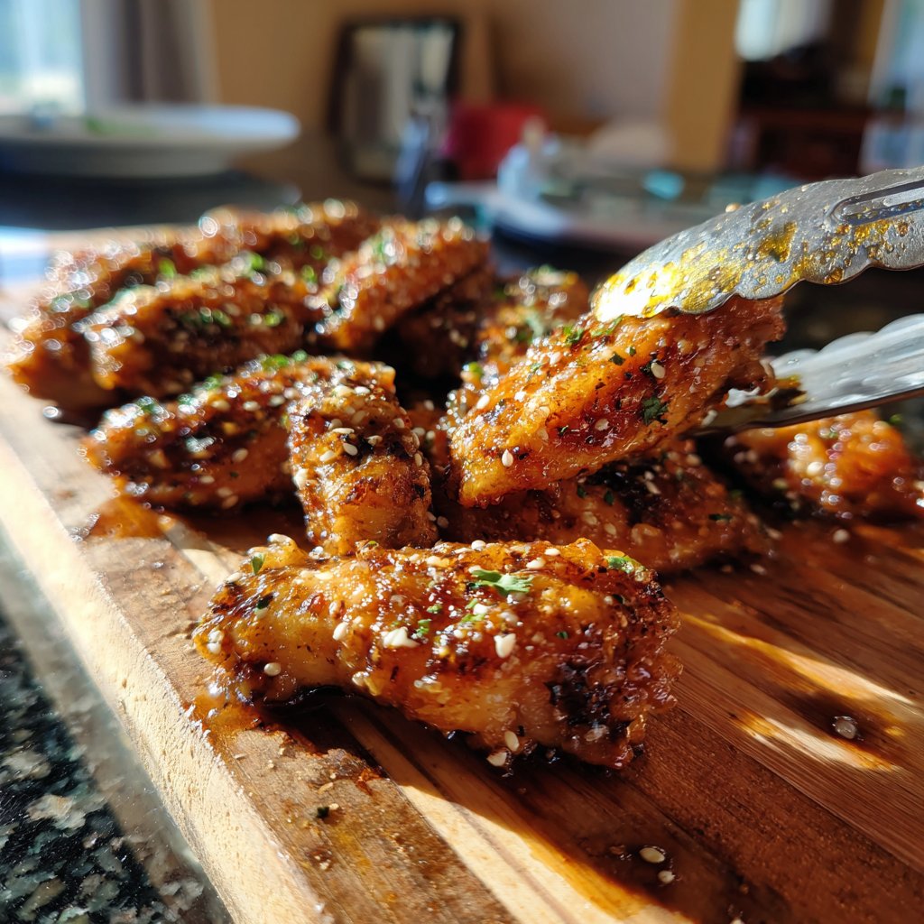 Honey Garlic Chicken Wings