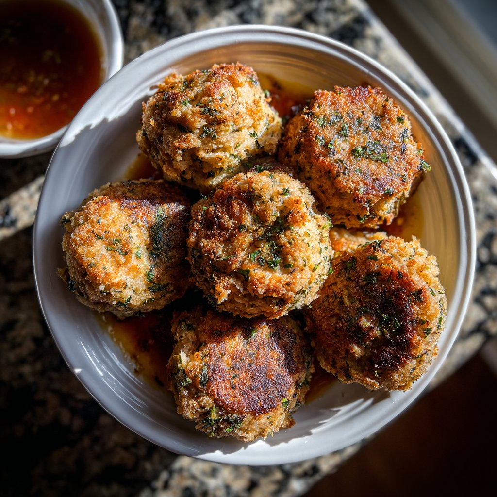 Herbed Quinoa-Stuffed Salmon Cakes