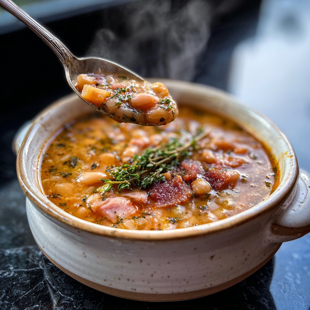 Ham and Bean Soup with Bay & Thyme